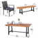 Alyah Rectangular 6 - Person 67.7'' Long Dining Set with Cushions