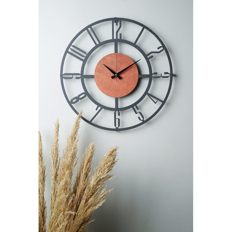 Amarmula Metal Wall Clock, Pink