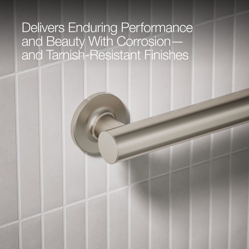 Purist Grab Bar, Vibrant Brushed Nickel, 48"W
