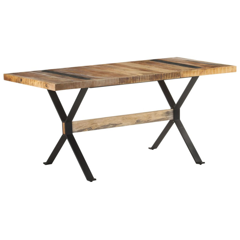 Table de salle à manger Izaak, Bois de manguier, H 29,9 po x L 63 po x l 31,5 po