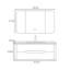 Armoire de salle de bain de style minimaliste français