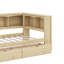 Lit de jour simple avec 2 tiroirs de rangement et ports USB-1389825441