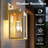 Dusk to Dawn Outdoor Wall Lantern 2 Pack (Bulbs not Included)-361083626