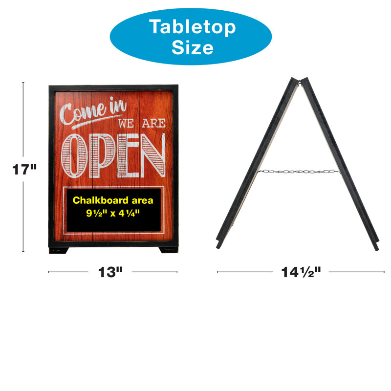 A-Frame Open/Closed Sign