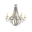 Lustre empire à 8 lumières de style bougie Melia-Teevan