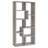 Lawton Grey Driftwood 7-Shelf Bookshelf