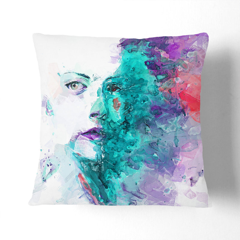 Square Throw Cushion, 55 x 55 cm, Stone