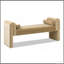 Banc avec accoudoirs arqués 60,5 po Mason