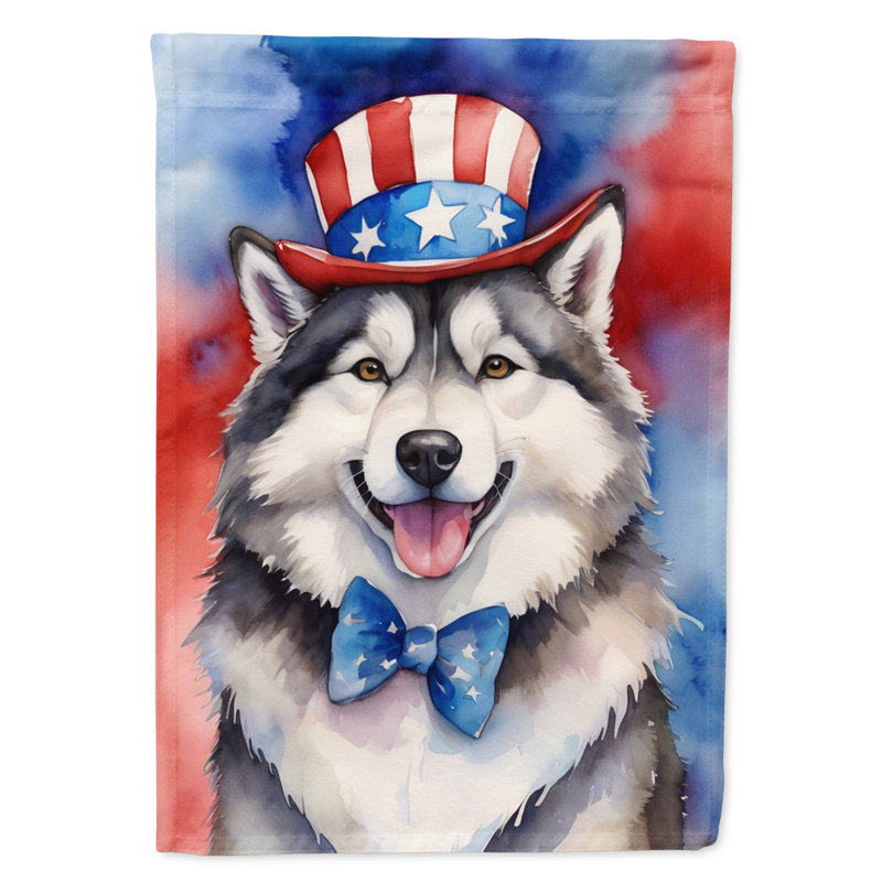 Drapeau patriotique de la maison américaine, Malamute d’Alaska