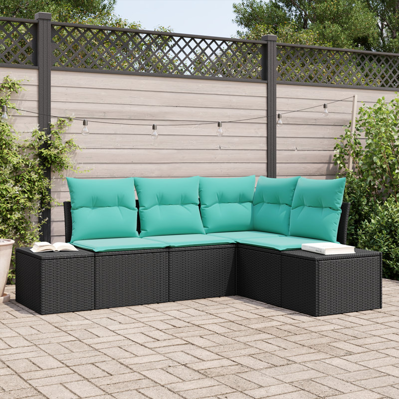 Ensemble de canapé de jardin avec coussins 4 pièces vidaXL