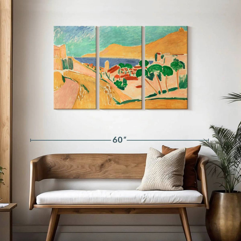 Gillard Collioure En Aout, H 28 po x l 45 po