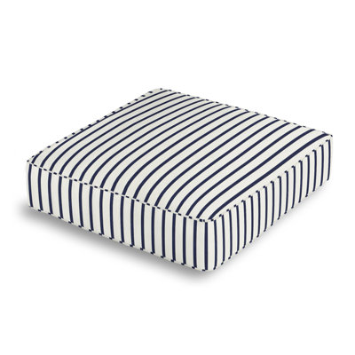 Striped Sunbrella® Outdoor Reversible Throw Pillow