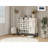 44.3"Farmhouse Sideboard Cabinet With Storage,Coffee Bar Console Table With Storage,Rustic Storage Cabinet With Arched Lattice Doors And Drawer   For Living Room,Kitchen, Entryway Retro White
