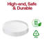 Plateaux ronds transparents en plastique de 12 pouces - 25 plateaux-309071000-309071004