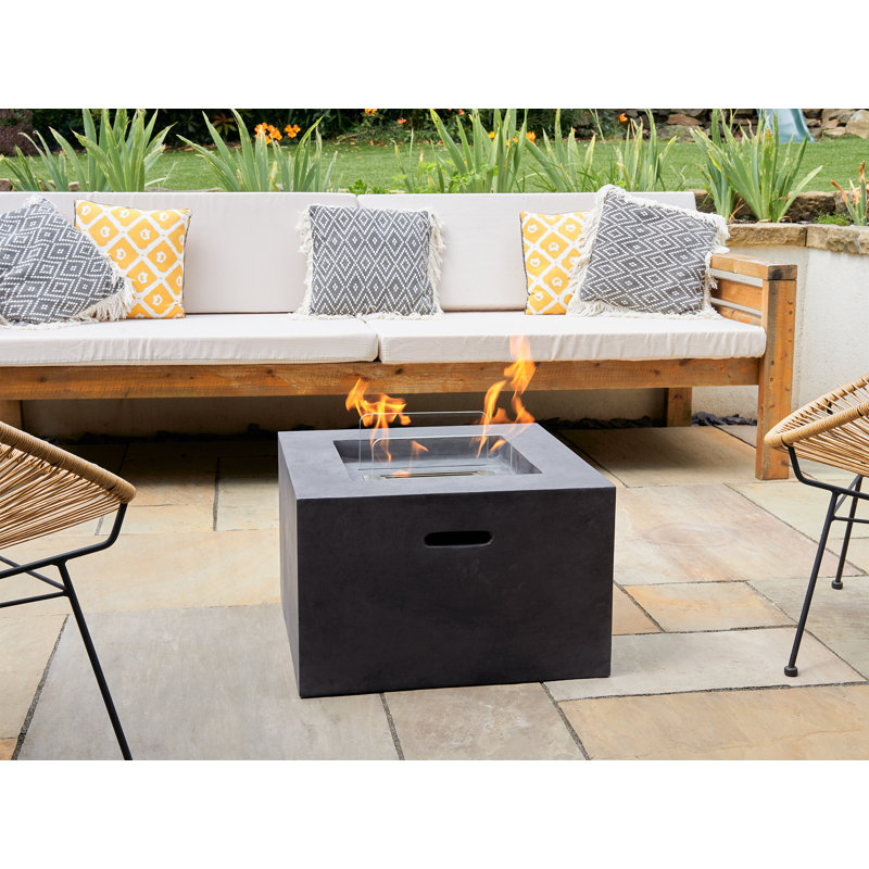 Square Bio-Ethanol Smokeless Fire Pit