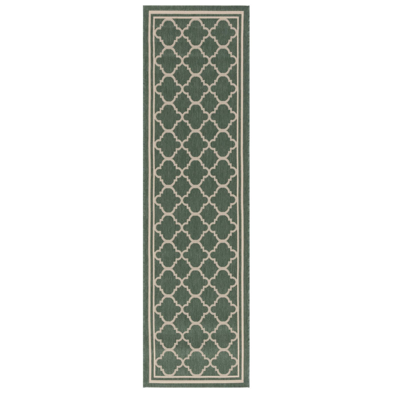 Courtyard Performance Geometric Indoor/Outdoor Area Rug, Runner 2'3" x 6'7"
