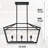 3 - Light Kitchen Island Pendant