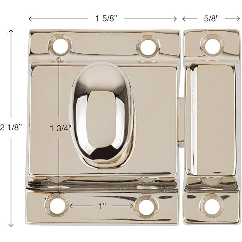 Grand loquet de porte d'armoire robuste