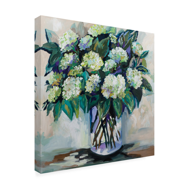 Bolog Jeanette Vertentes Jaimes Bouquet Canvas Wall Art, 14" H x 14" W