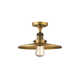 Rouvin Single Light Metal Semi Flush Mount
