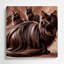 Cats York chocolat noir, art mural en métal-1622080724