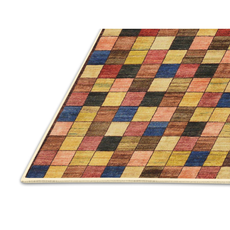 Tapis abstrait moderne 281, Rectangle de 2 pi x 3 pi