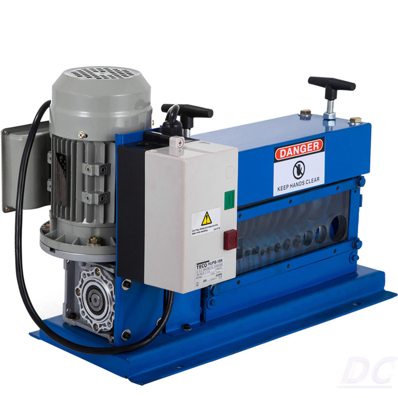 Dénudeur de câble 18 AWG - 1 po de diamètre, machine à dénuder portable 11 canaux 10 pales, outil de dénudage automatique 75 pi / minute, pour le recyclage du fil de cuivre