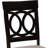 Ingaret Guillemette Upholstered Solid Wood Cross Back Parsons Chair
