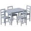 Orrstown 4 - Person Pine Solid Wood Dining Set-741211479