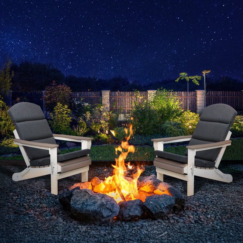  Coussin de chaise Adirondack, Gris anthracite