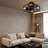 Peeples 20" Metal Industrial Caged Ceiling Fan with Remote Control