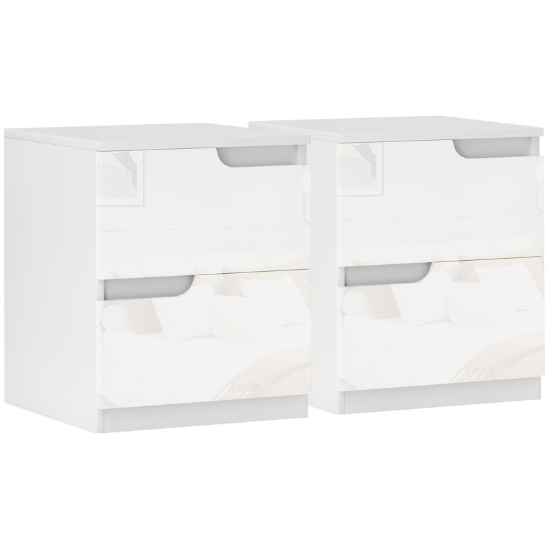 40cm W Particle Board Bedside Table