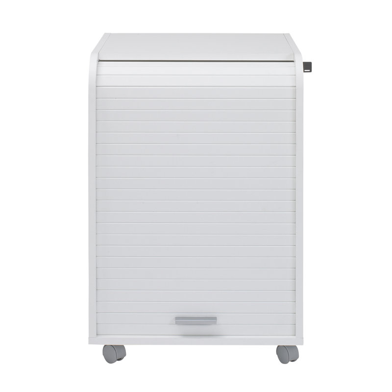 Graziella 1 -Door 2 -Drawer Filing, White