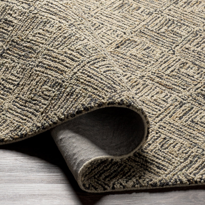 Wool Area Rug, Rectangle 2' x 3'
