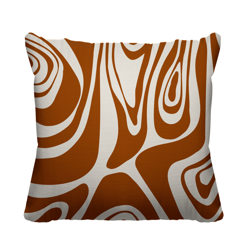 Housse et insert de coussin extérieur carré Cooper, L 17 po x H 17 po, Orange