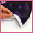 Purple Tropical Leaves Quilted Thin Bedspread-133729600