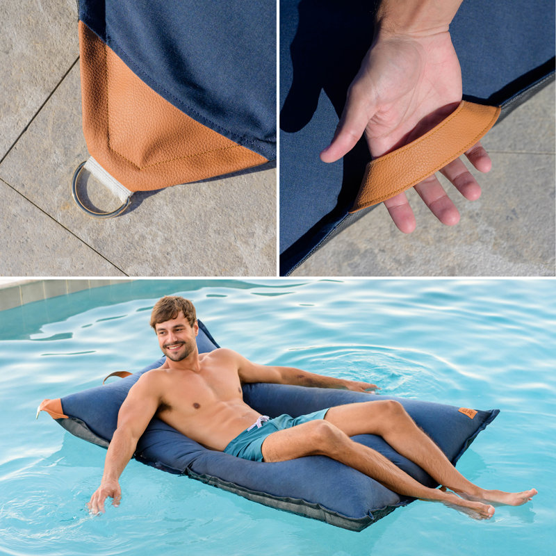 Flotteur Big Joe Lux Lagoon, Bleu, Lux Lagoon Lounger