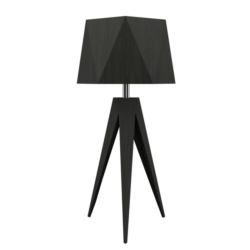 Lampe de table 24,18 po Facetado, Gris anthracite