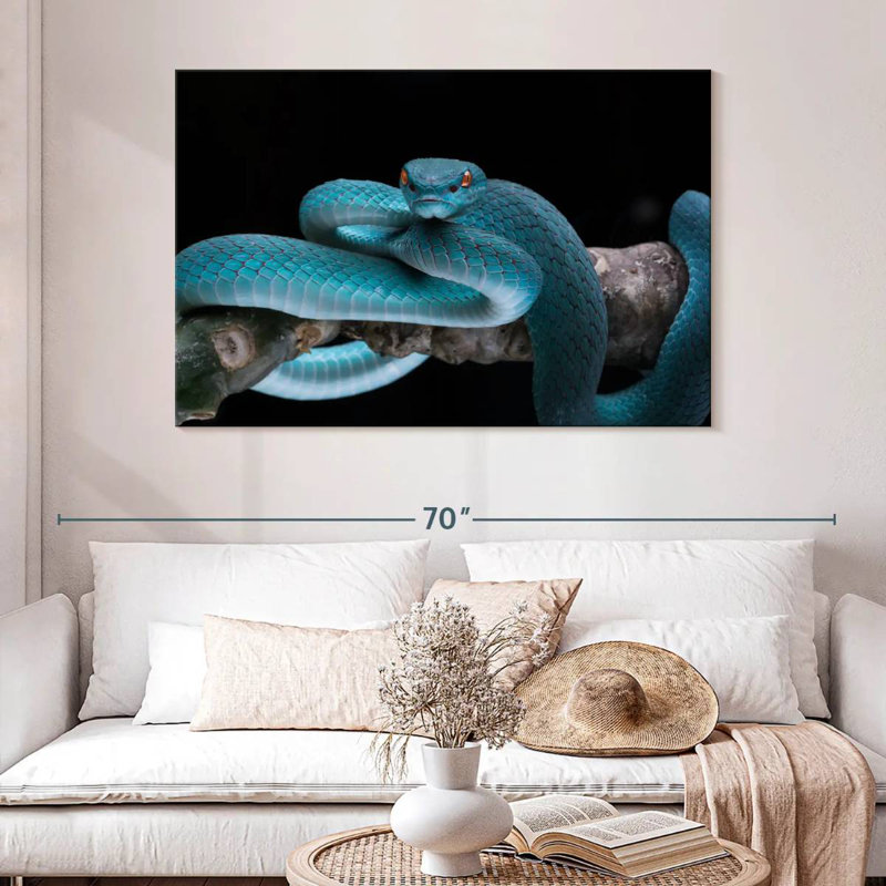 Brampt Snake On Branch, 32" H x 48" W
