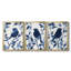 FLORAL Series DLXIV - Toile tendue avec châssis sur mesure - 3 pièces-1655472336-1655472330