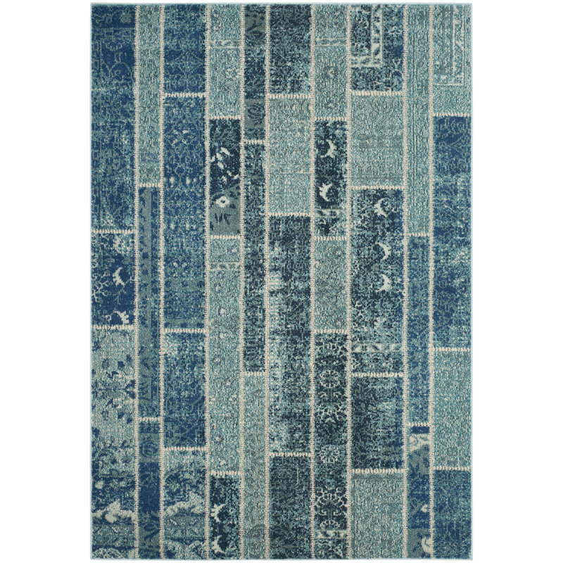 Mckinney Geometric Hand Woven Area Rug, Rectangle 122 x 170 cm