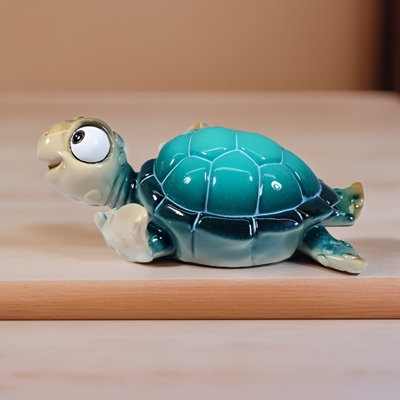 8.5"W LED Sea Turtle Figurine