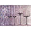 Cherry 5/8" x 5/8" Glimmer Glass Mosaic
