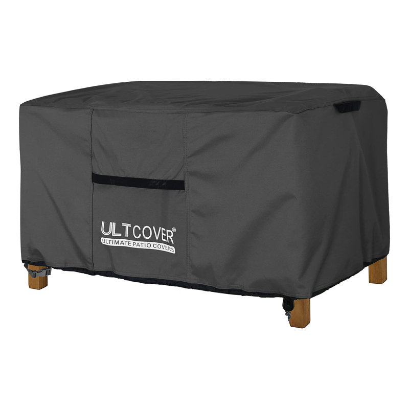 Outdoor Patio Coffee Table Cover, Black