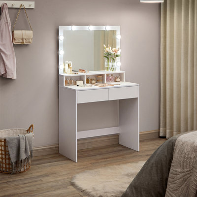 Nakieshia Dressing Table with Mirror