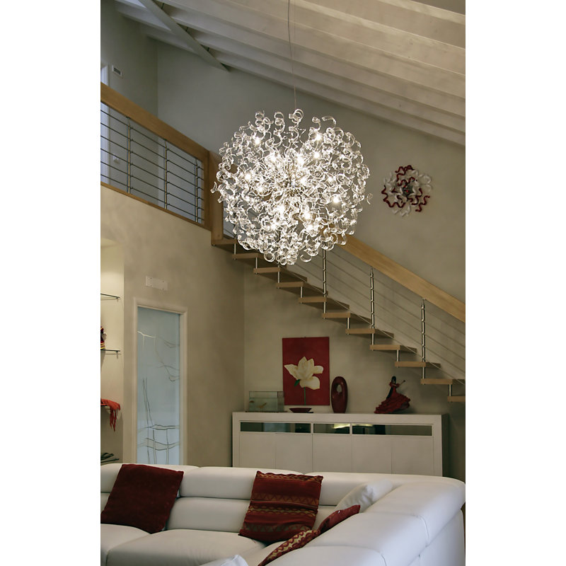 Astro 18 - Light Chandelier, White