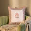 Housse de coussin en coton Kesar Handblock, 18 x 18, rose rosé-130726799