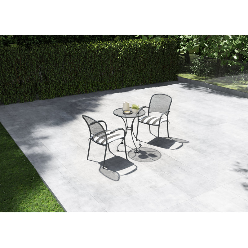 2 - Person Patio Dining Set with Round Table , Cushions Included