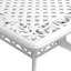 Table de patio Wildon Home® en aluminium blanc 59,1 po x 35,4 po x 28,3 po