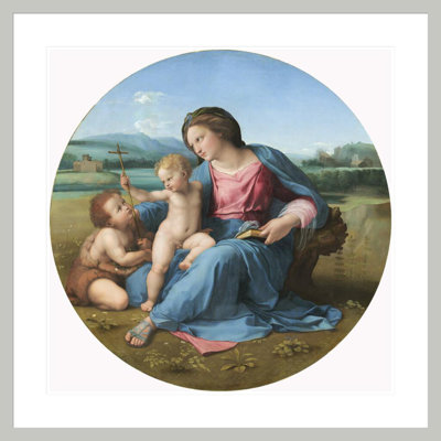 «The Alba Madonna» par Raphael, impression giclée sur cadre